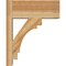 Ekena Millwork Merced Block Rough Sawn Outlooker, Western Red Cedar, 8"W x 18"D x 22"H OUT08X18X22MRC05RWR - alternate 4